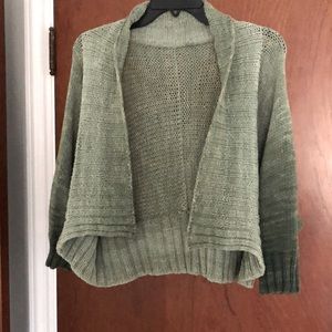 Hand knit cotton sweater